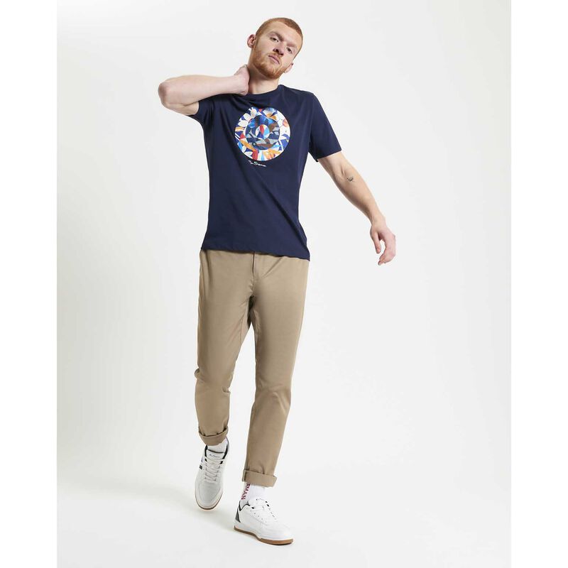 Ben Sherman Tropical Target Tee image number 3